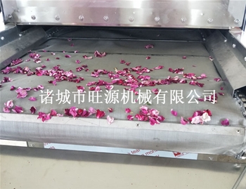 花瓣烘干機使用現場
