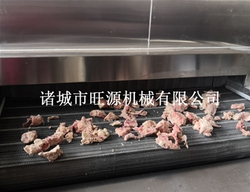 雞肉塊速凍機使用現場
