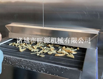 土豆條速凍機使用現場