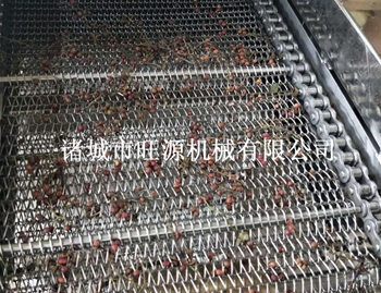網帶式烘干機使用現場
